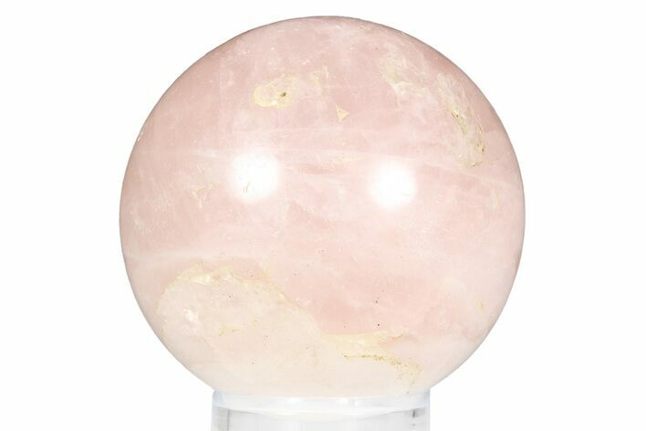 Polished Rose Quartz Sphere - Madagascar #253797